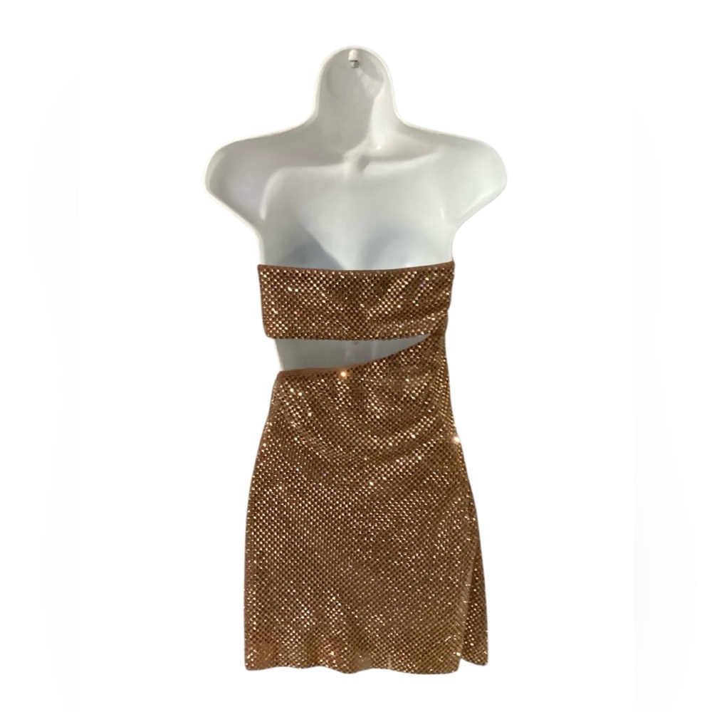 Windsor studded formal mini dress. L - Picture 2 of 2